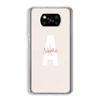 Strawberry Milkshake: Xiaomi Poco X3 Pro Transparant Hoesje Strawberry Milkshake: Xiaomi Poco X3 Pro Transparant Hoesje