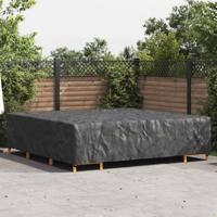 Hoes voor tuinmeubelen Zwart 300 x 300 x 70 cm 600D