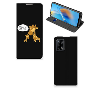 OPPO A74 4G Magnet Case Giraffe