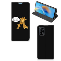 OPPO A74 4G Magnet Case Giraffe - thumbnail