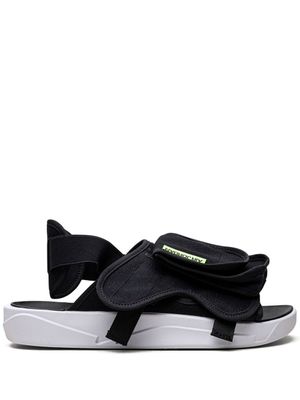 Jordan claquettes LS 'Ghost Green' - Noir