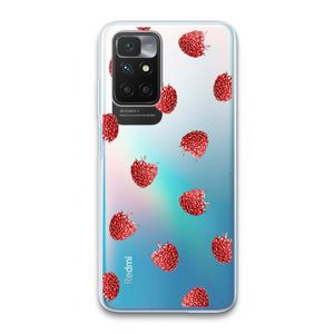 Framboosjes: Xiaomi Redmi 10 Transparant Hoesje