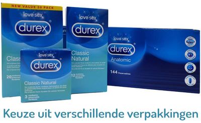 Durex Classic Natural Condooms 72 stuks