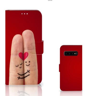 Samsung Galaxy S10 Plus | Wallet Case | met Pasjes | Liefde - Origineel Romantisch Cadeau