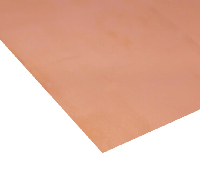 Koperen plaat 1 mm - per m²
