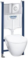 Grohe QuickFix Serel complete toiletset met Rapid SL inbouwreservoir en chromen bedieningspaneel - thumbnail