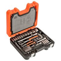 Bahco Bit-/Doppenset met Ratel 1/4" & 1/2" Vierkant 92-delig - S910