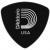 D&apos;Addario 2CBK7-10 black celluloid plectra 10-pack extra heavy wide shape
