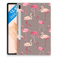 Samsung Galaxy Tab S7FE Back Case Flamingo
