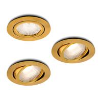 LED-inbouwspot Vivaro goud dimbaar 5W LED-inbouwspot Vivaro goud dimbaar 5W