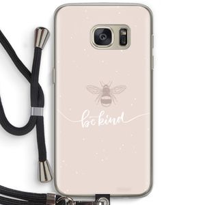 Be(e) kind: Samsung Galaxy S7 Transparant Hoesje met koord