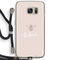 Be(e) kind: Samsung Galaxy S7 Transparant Hoesje met koord