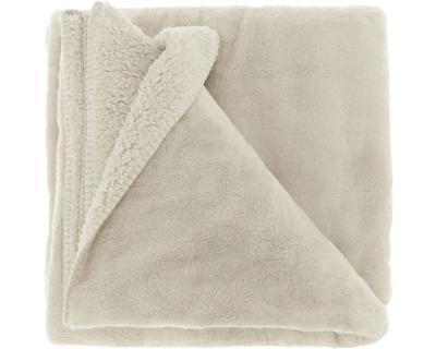 Plaid Torvah dove white 150x200 cm - Unique living