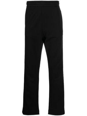 Moncler pantalon de jogging à logo imprimé - Noir