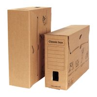 Loeff's Classic box archiefdoos, ft 370 x 260 x 115 mm, bruin, PK50 - thumbnail