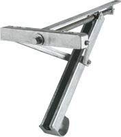 Simol uitdraaisteun unscrewing support 450kg zinced