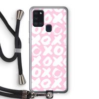 XOXO: Samsung Galaxy A21s Transparant Hoesje met koord