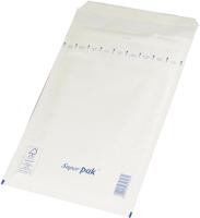 OFFICE products luchtkussenenveloppen, met stripsluiting, 220 x 265 mm, wit, pak van 10 stuks