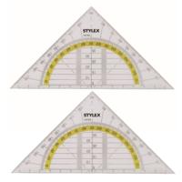 2x Geo driehoek 14 cm