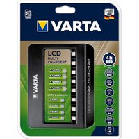 Varta LCD Multi Charger+ oplader Laadt tot 8x AA of AAA - thumbnail