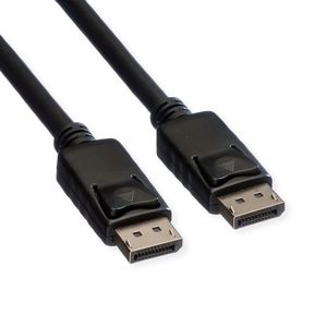 ROLINE DisplayPort kabel, DP-DP, v1.2, M - M, TPE, zwart, 2 m