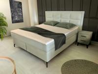 ACTIE Boxspring 180 x 200 Beige - Onyx - Incl. Voetbord