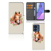 Telefoonhoesje met Pasjes voor Motorola Edge 40 Paard