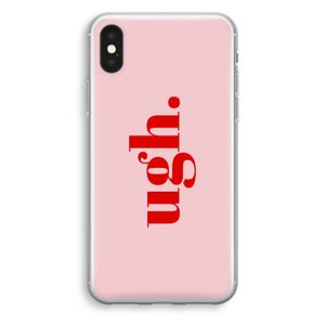 Ugh: iPhone XS Transparant Hoesje