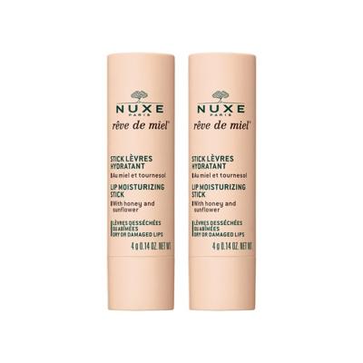 Nuxe Lippenbalsem Body Rêve de Miel Stick Lèvres Hydratant 2x4gr 8gr
