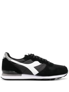 Diadora baskets à patch logo - Noir