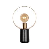 Label51 Zwart met gouden tafellampRay - YS-22.129