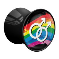 Double Flared Plug met Pride! Design Acryl Tunnels & Plugs - thumbnail