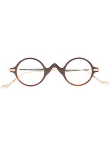 Matsuda lunettes de vue à monture ronde - Marron