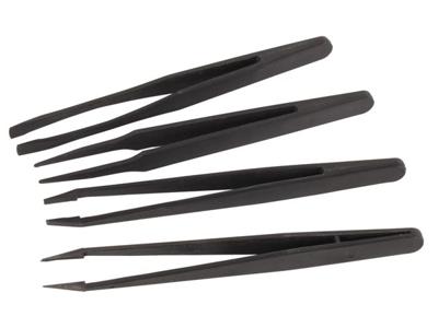 Set van 4 niet-geleidende pincetten - Velleman