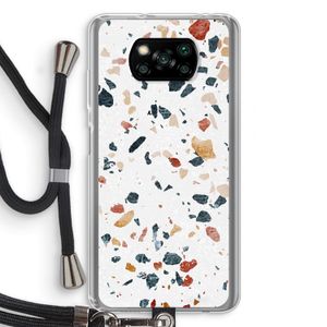 Terrazzo N°4: Xiaomi Poco X3 NFC Transparant Hoesje met koord