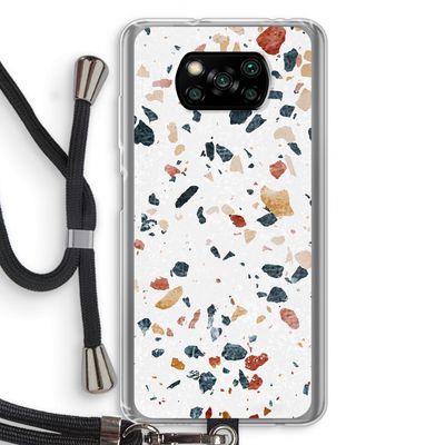 Terrazzo N°4: Xiaomi Poco X3 NFC Transparant Hoesje met koord