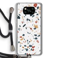 Terrazzo N°4: Xiaomi Poco X3 NFC Transparant Hoesje met koord