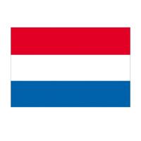 Vlag Nederland - 100 x 150 cm - polyester - Holland - versiering - feestartikelen