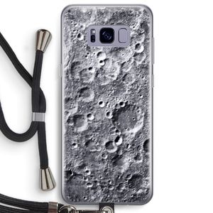 Maanlandschap: Samsung Galaxy S8 Plus Transparant Hoesje met koord