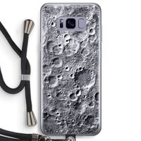 Maanlandschap: Samsung Galaxy S8 Plus Transparant Hoesje met koord