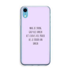 Sprong: iPhone XR Transparant Hoesje