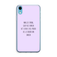 Sprong: iPhone XR Transparant Hoesje