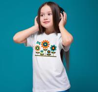 T-shirt bloemen en mini tuin T-shirt bloemen en mini tuin