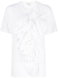 Comme Des Garçons t-shirt en coton mélangé à manches courtes - Blanc