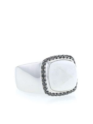 Fred bague Pain de Sucre en or blanc 18ct pavée de diamants (années 2000) - Argent