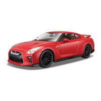 Modelauto Nissan GT-R 2017 rood schaal 1:24/19 x 8 x 6 cm