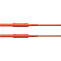 Schützinger HSPL 8568 / AWG16 / 50 / RT Veiligheidsmeetsnoer Stekker 4 mm Stekker 4 mm Rood 1 stuk(s)