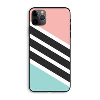 Strepen pastel: iPhone 11 Pro Max Biologisch afbreekbaar hoesje