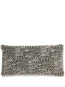 Missoni Home coussin en tweed Noise à design rectangulaire - Noir