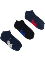 Polo Ralph Lauren chaussettes nervurées à logo - Bleu